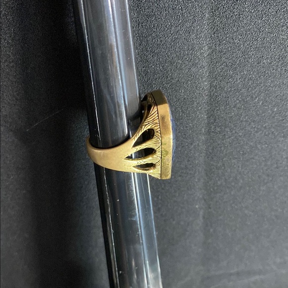 Studio Barse Gold and Blue Ring - Picture 3 of 4